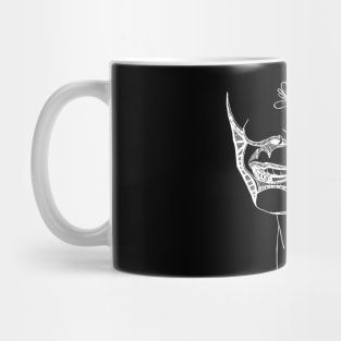 My Abstract Face in white Mug